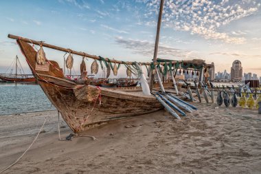 Katara Kültür Köyü, Doha, Katar 'da Katara Geleneksel Dhow Festivali.