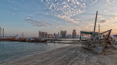 Katara Kültür Köyü, Doha, Katar 'da Katara Geleneksel Dhow Festivali.