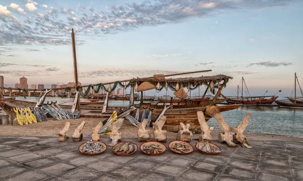 Katara Traditional Dhow Festival Katara Cultureel Dorp Doha Qatar — Stockfoto