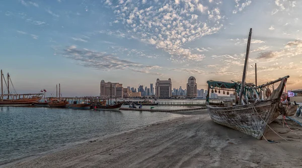 Katara Traditional Dhow Festival Katara Cultureel Dorp Doha Qatar — Stockfoto