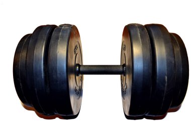 halterler beyaz arkaplanda