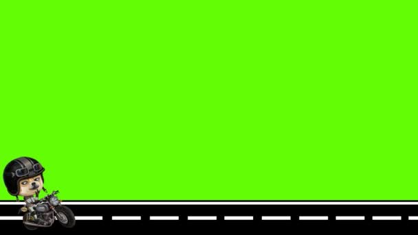 Кадри Зеленому Тлі Хром Наприклад Блакитні Пальці Звуком Зовнішності Їзда — стокове відео