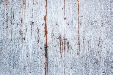 Paslı metal levha ve grunge doku. Aşınma ve oksitlenmiş arkaplan. 