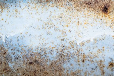 Paslı metal levha ve grunge doku. Aşınma ve oksitlenmiş arkaplan. 