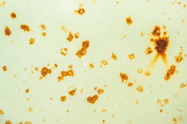 Paslı metal levha ve grunge doku. Aşınma ve oksitlenmiş arkaplan. 