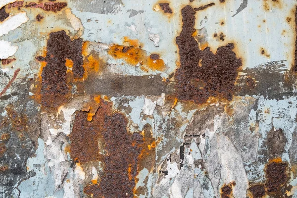 Folha Enferrujada Metal Textura Grunge Corrosão Fundo Oxidado — Fotografia de Stock