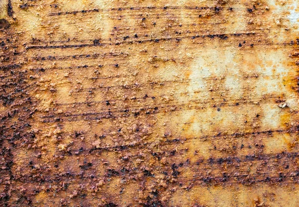 Verroeste Plaat Van Metaal Grunge Textuur Corrosie Geoxideerde Achtergrond — Stockfoto