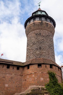 Nuremberg kalesinin tarihi duvarı ve inşaatı, Bavyera, Ger