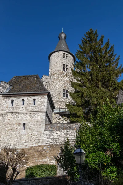 Tiefansicht Auf Die Burg Stolberg Stolberg Eifel — Stockfoto