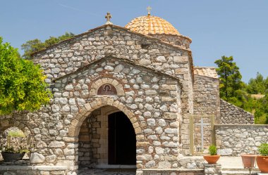 Yunanistan 'ın Rodos adasındaki Moni Thari manastırı