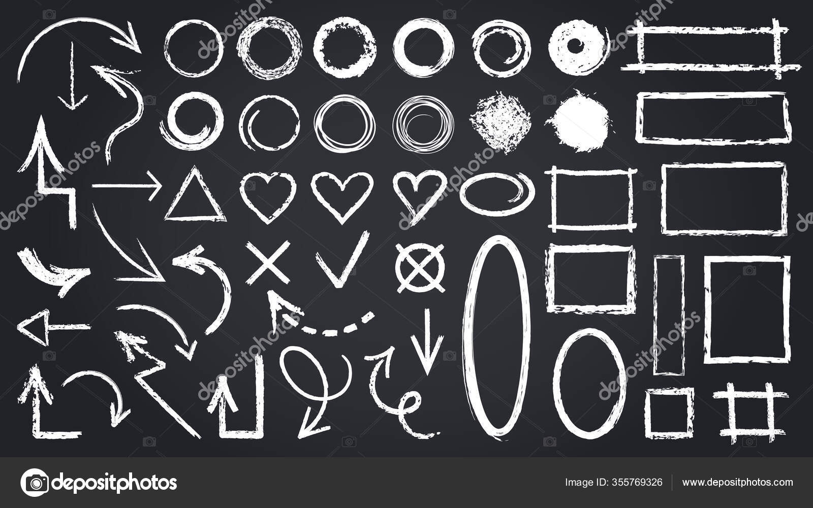 Free Vector  Check mark and cross hand drawn circles