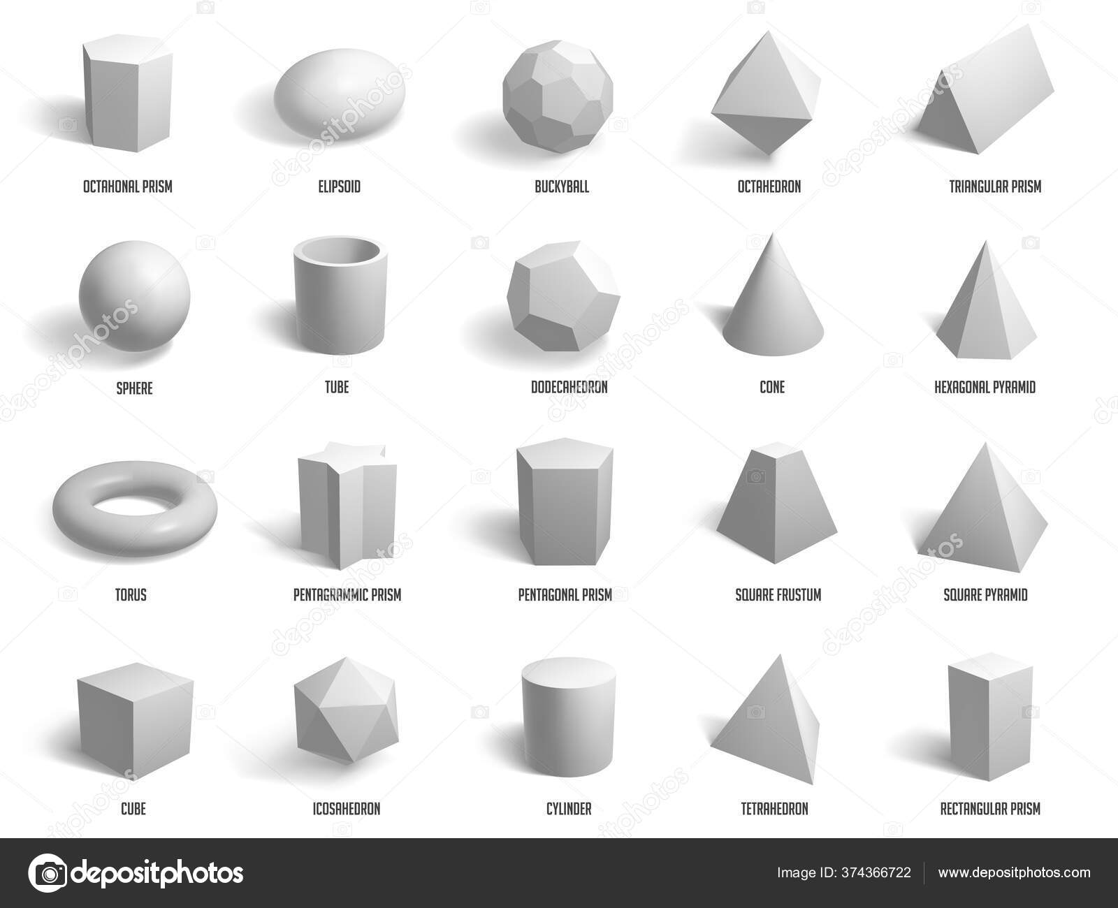 Реальная Базовая 3d-Версия. Геометрическая Сфера, Цилиндр.