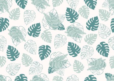 Tropik, pürüzsüz desen.