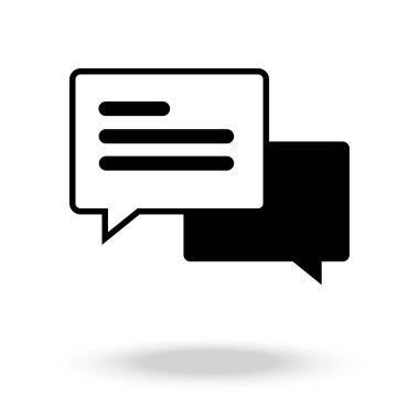 İletişim Simgesi. Simge konuş