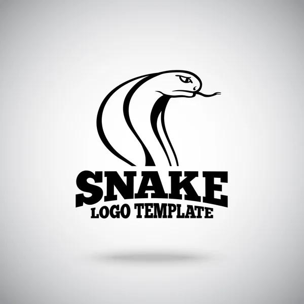Modelo do logotipo da serpente vetora para equipes esportivas, negócios etc. —  Vetores de Stock