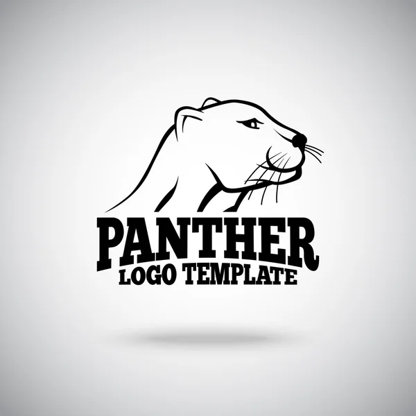 Vektör logo şablonuyla Panter, spor takımları, markalar vb
