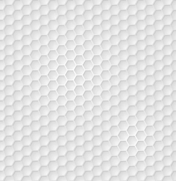 Vector abstract white hexagon seamless pattern eps — Stock Vector