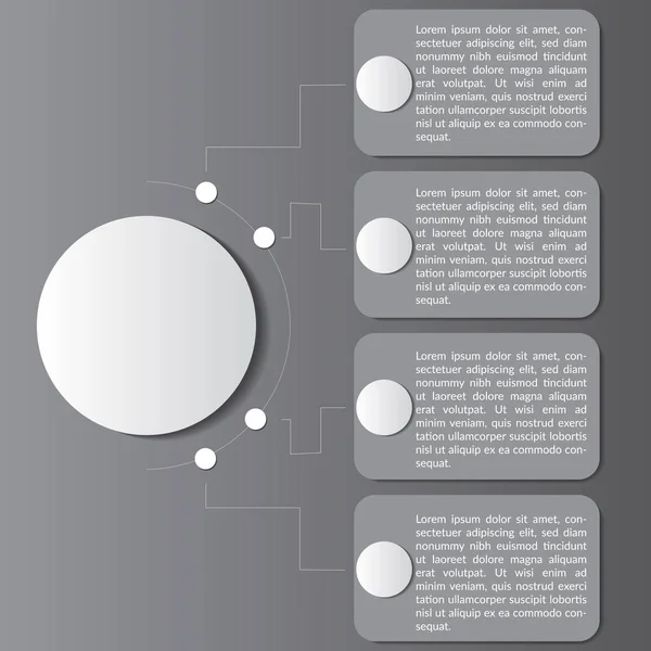 Infographic Template Options Vector Eps — Stock Vector