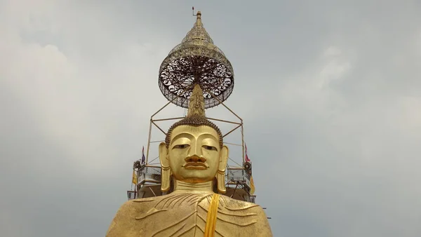 Chefe Buddha Buddha Wat Indharaviharn Banguecoque — Fotografia de Stock