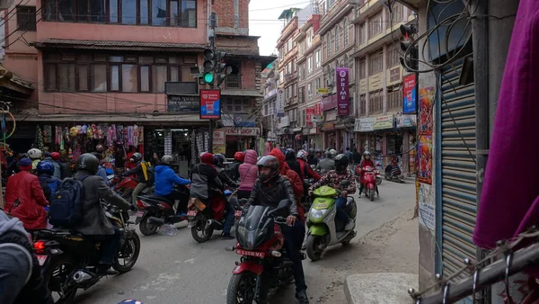 Sokaklar ve trafik Patan, Nepal