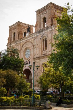 Cephe katedral Immaculate Conception Cuenca, Ekvator