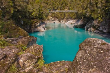 Hokitika Gorge, South Island, Yeni Zelanda