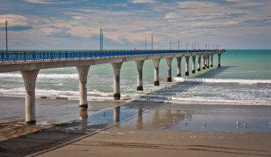 New Brighton Pier Christchurch, Yeni Zelanda