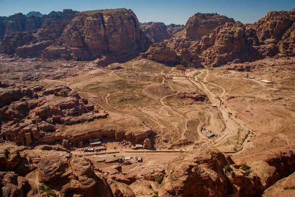 UNESCO-Weltkulturerbe Petra in Jordanien - berühmte rote Rosenstadt — Stockfoto