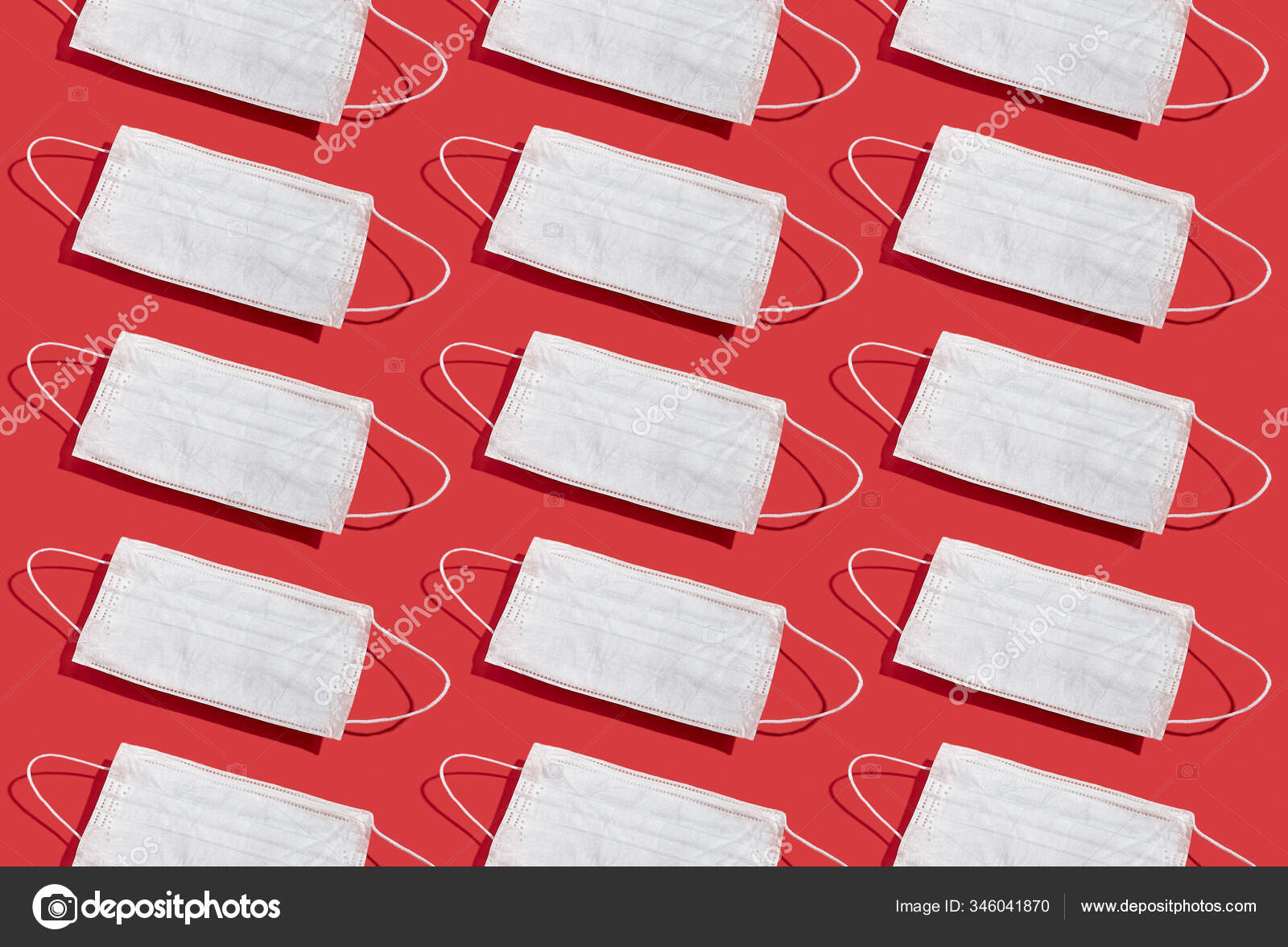 red surgical mask red surgical mask
