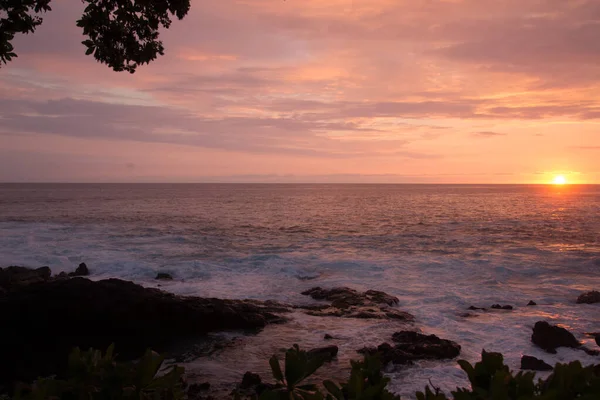 Západ slunce v Koně, Havaj — Stock fotografie