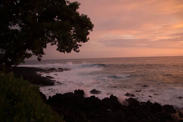 Tramonto a Kona, alle Hawaii — Foto Stock