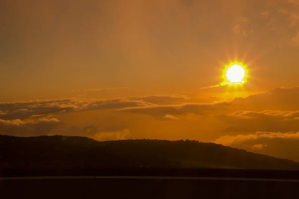 Sonnenuntergang bei haleakala — Stockfoto