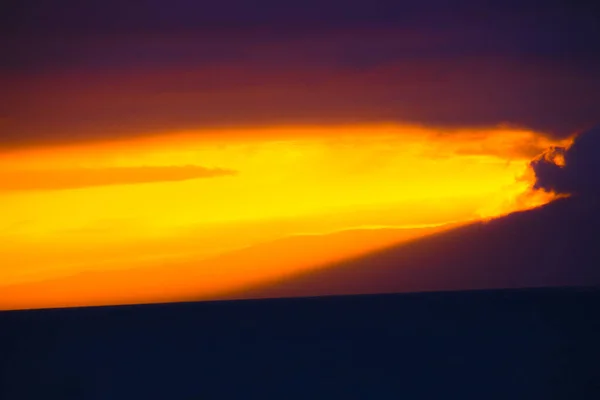 Pôr do sol em Kona, no Havaí — Fotografia de Stock