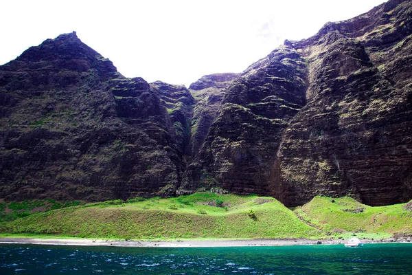 Napali Coast Kauai Island American State Hawaii Summer Day — Stock Photo, Image