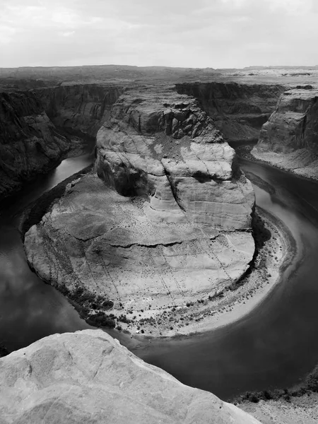 Horseshoe Bend Près Page Dans État Américain Arizona Jour Été — Photo