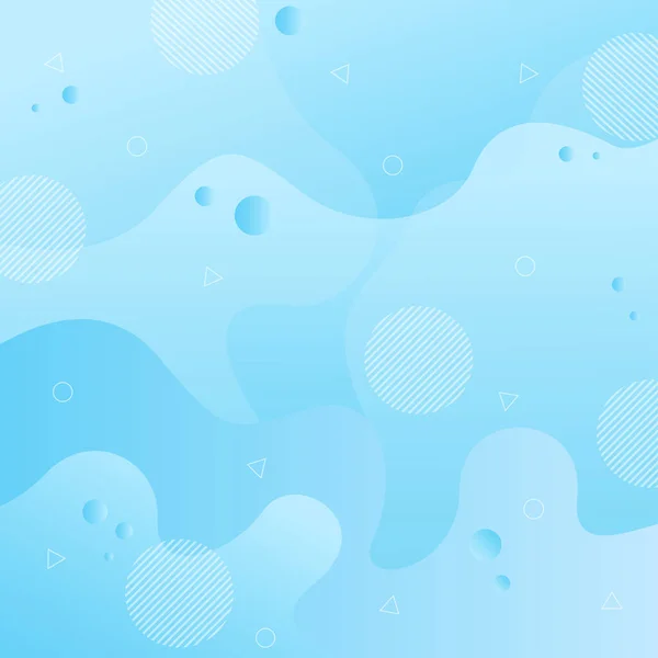 Bleu Abstrait Fond Géométrique Moderne — Image vectorielle