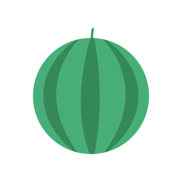 Wassermelone Symbol Vektor Flache Design Illustration — Stockvektor