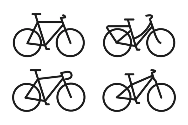Bicycle Icon Vector Element Illustration Background — Stock Vector