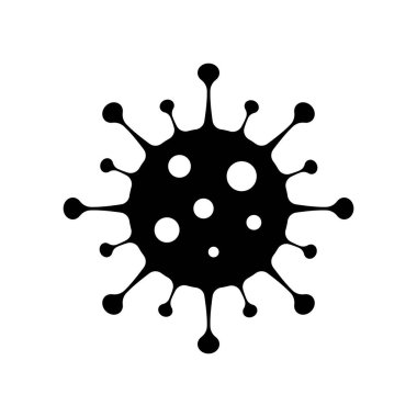 Coronavirus covid-19 vektör ikonu. Dünya çapında Asya gribi salgını