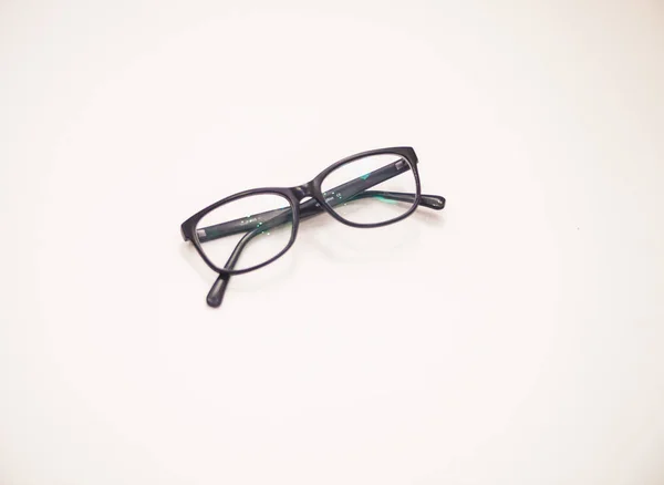 Draufsicht Der Brille Auf Weißem Hintergrund — Stockfoto