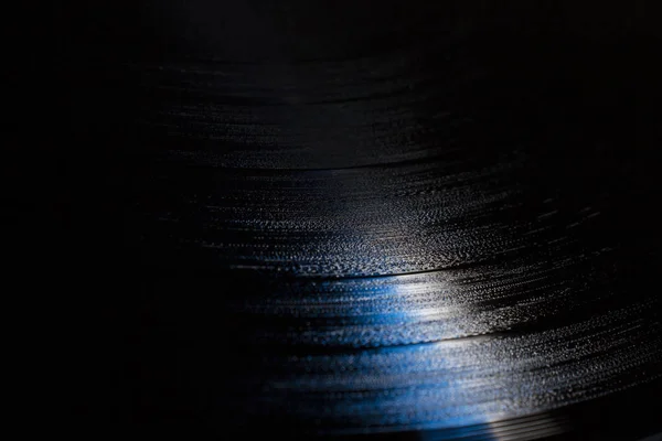 Vinyl Records Dark Surroundings — Stock Photo, Image