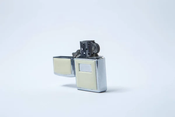 Old Open Ignition Gas Lighter — Stock Photo, Image