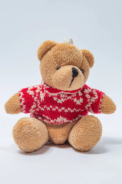 Teddy Bear White Background — Stock Photo, Image