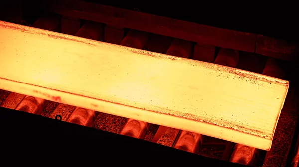 Hot Metal Sheet Steel Mill — Stock Photo, Image