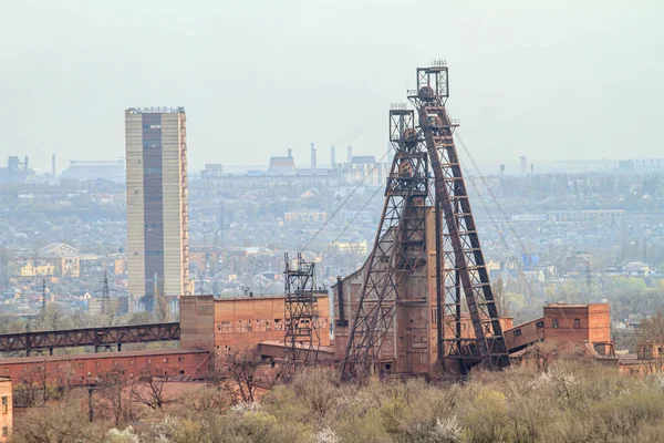 Gruvtorn Industristad — Stockfoto