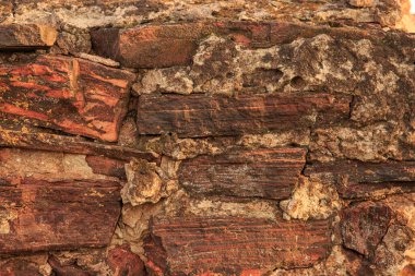 Arkaplan için eski taş duvar