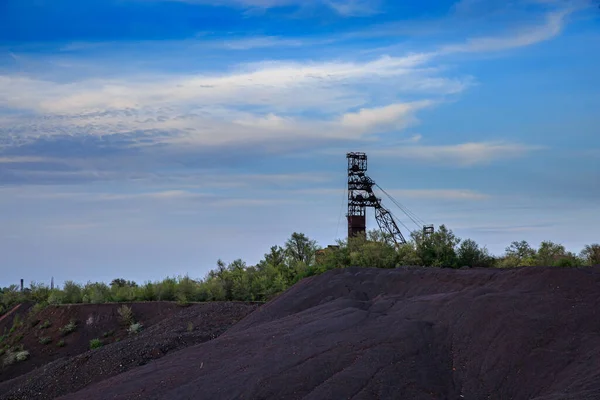 Промислова Зона Шахти Залізної Руди — стокове фото