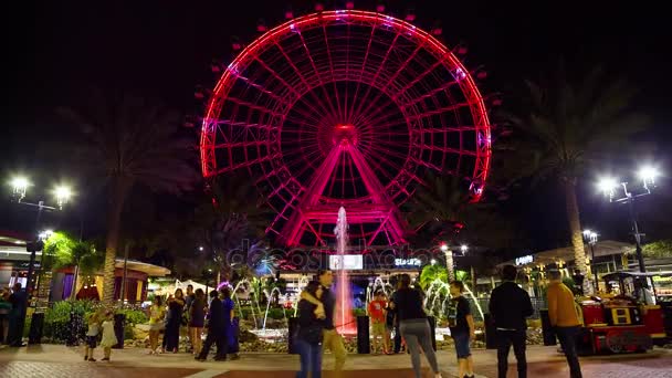 Orlando Eye observation wheel — Stockvideo