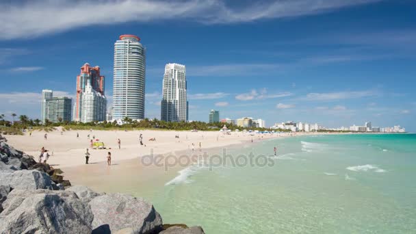 マイアミのサウスビーチ、フロリダ州、アメリカ合衆国 — ストック動画