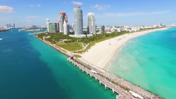 South Beach, Miami Beach. Florida. — Stockvideo